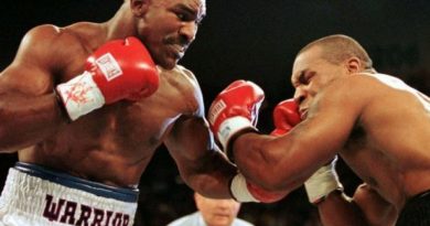 Holyfield se entrena, alimenta especulaciones de pelea con Tyson Holyfield se entrena, alimenta especulaciones de pelea con Tyson
