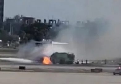 [Que Pasa]Se incendia avión de RD durante un aterrizaje forzoso en Miami